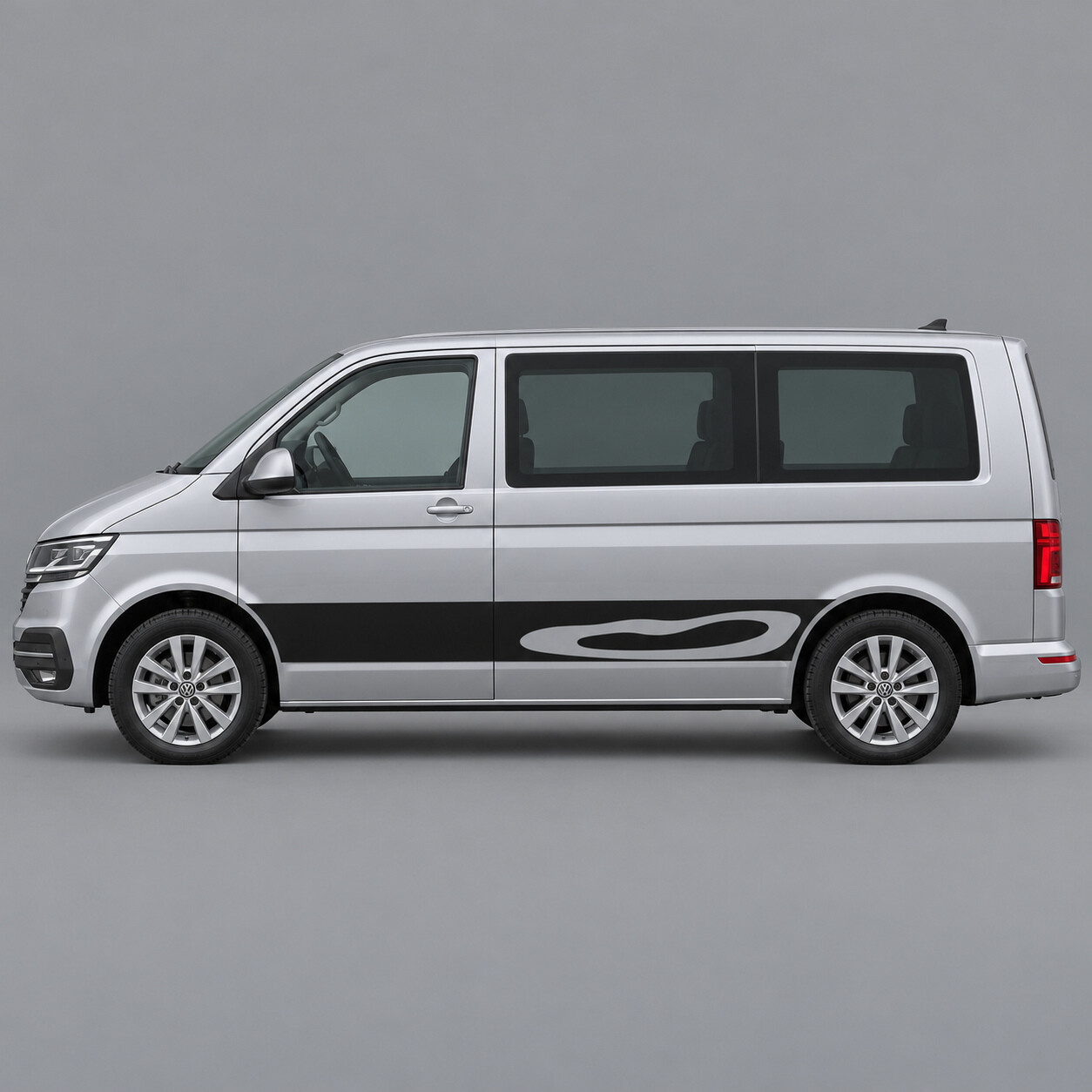 Contour Lagoon zij vinyl decal sticker voor Volkswagen Multivan T6.1 SWB 2019-2024
