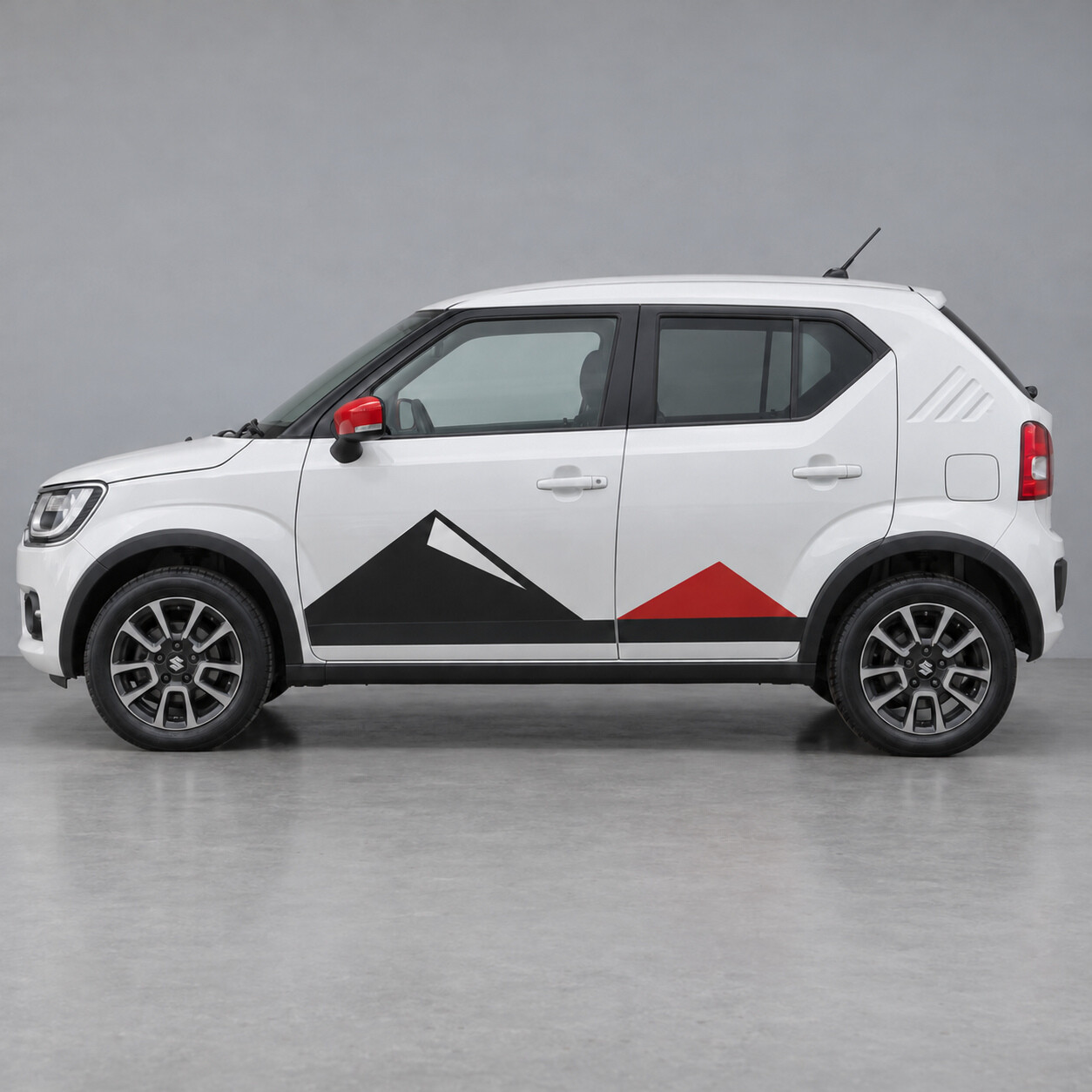 Twin Peak Terrace-zijvinyldecal voor Suzuki Ignis FF21S 2017-2020 Pre-Facelift