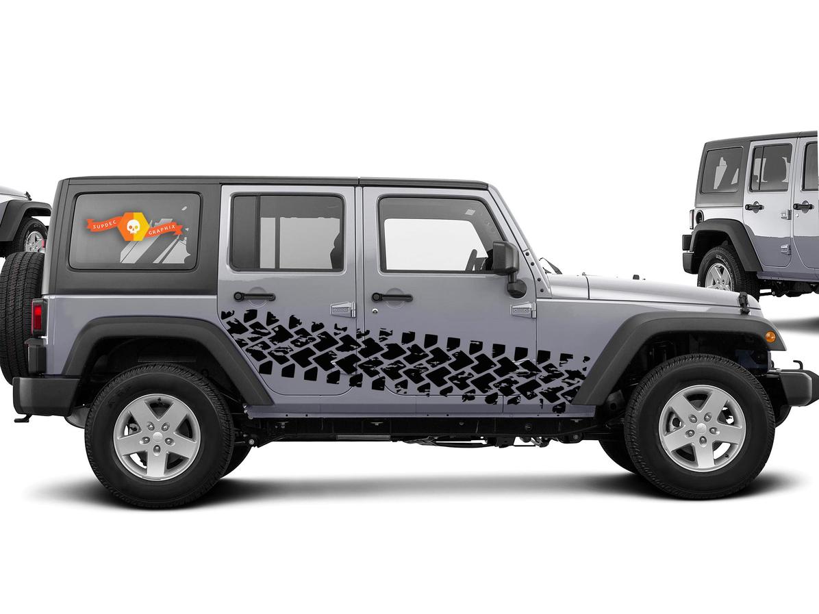 Onderzoek Buitenlander Geladen Jeep Decal | Wrangler zijkap deur Fender raam sticker rubicon sahara jk 4dr  23