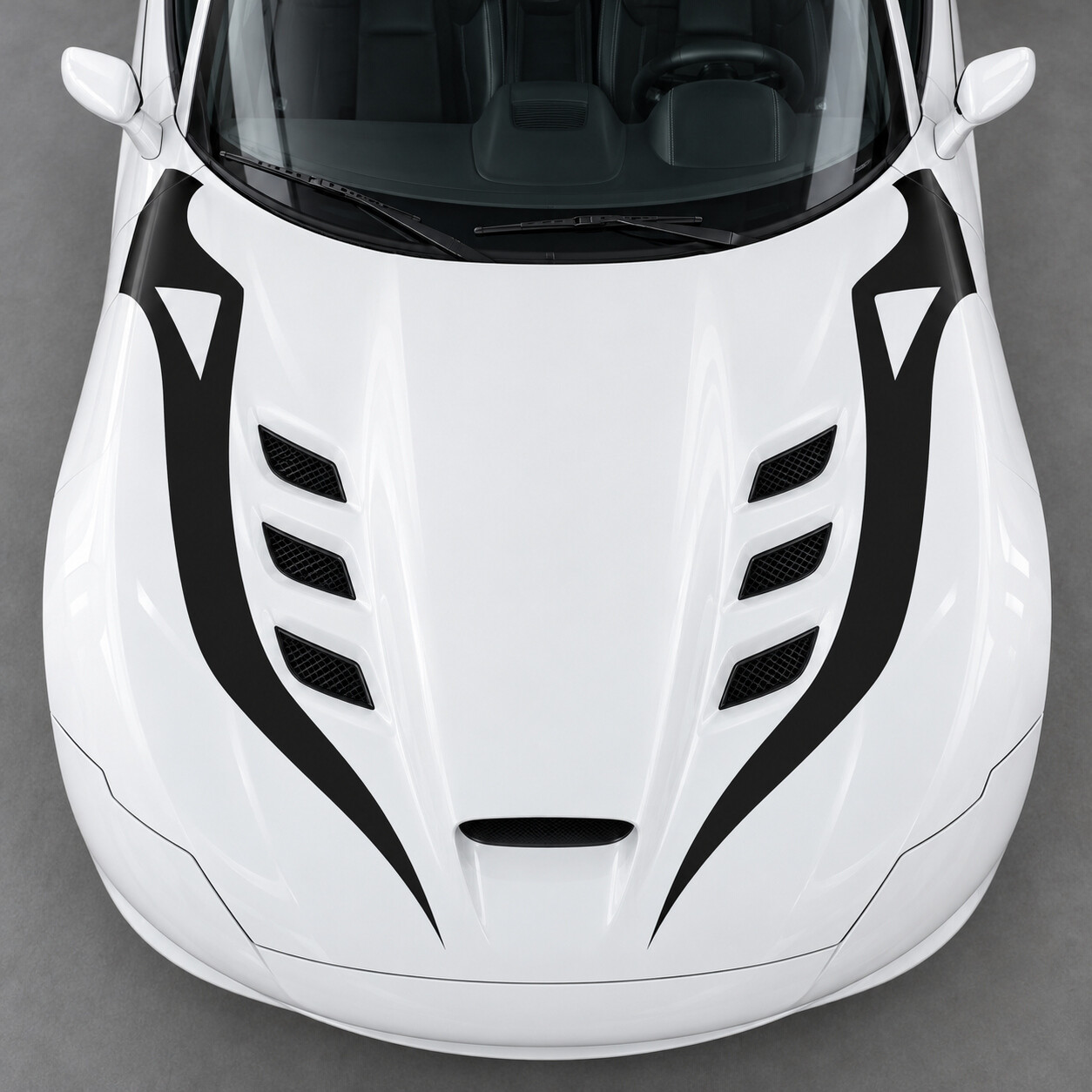 Open Fang ACR Motorkap Vinyl Decal Sticker voor Dodge Viper 2016