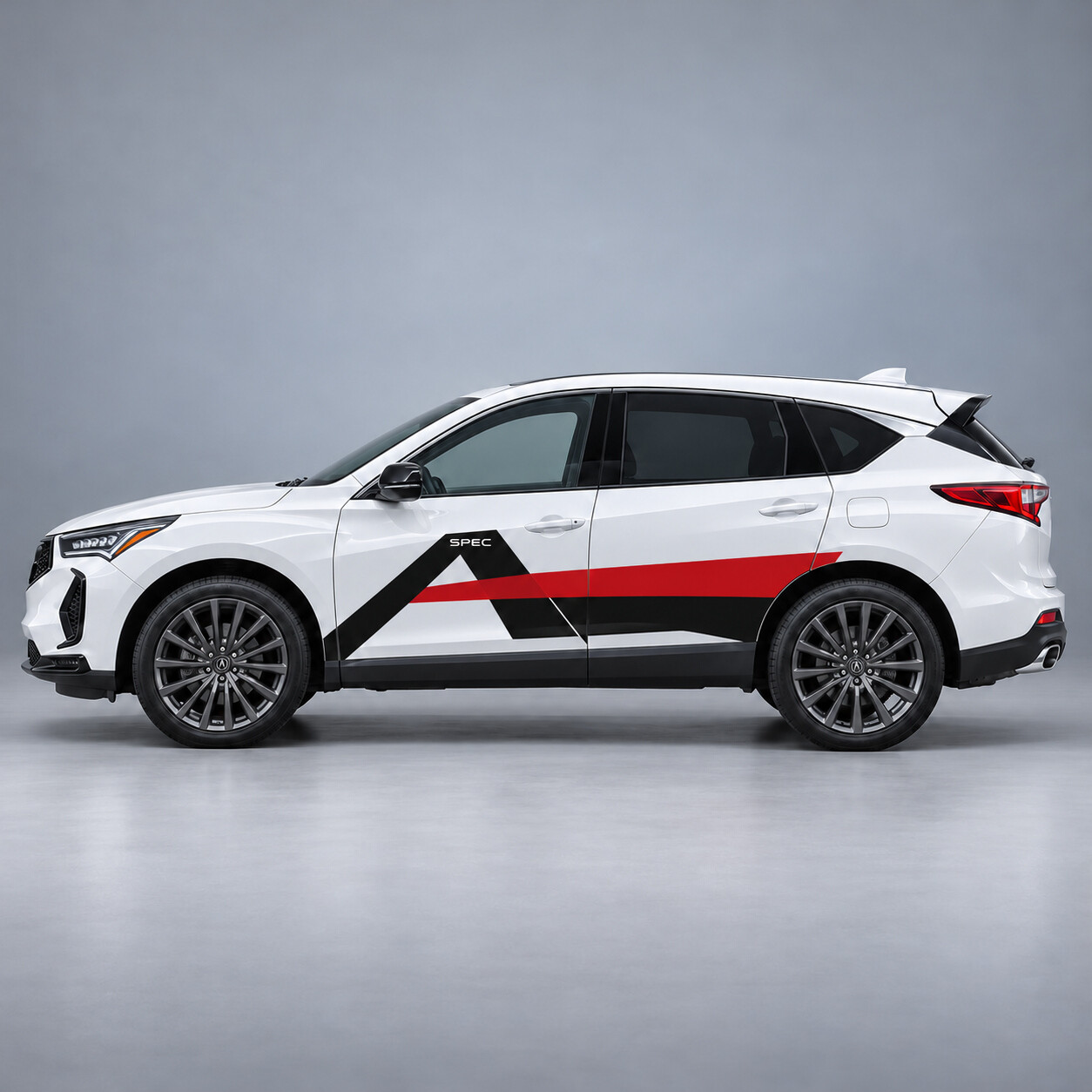 A-Spec Advance Apex A Zij Vinyl Decal Sticker voor Acura RDX 2022