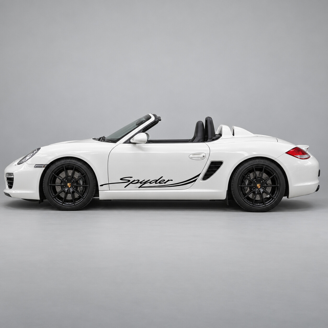 Dubbele Streep Zij Vinyl Decal Sticker voor Porsche Boxster Spyder 987 2011-2012