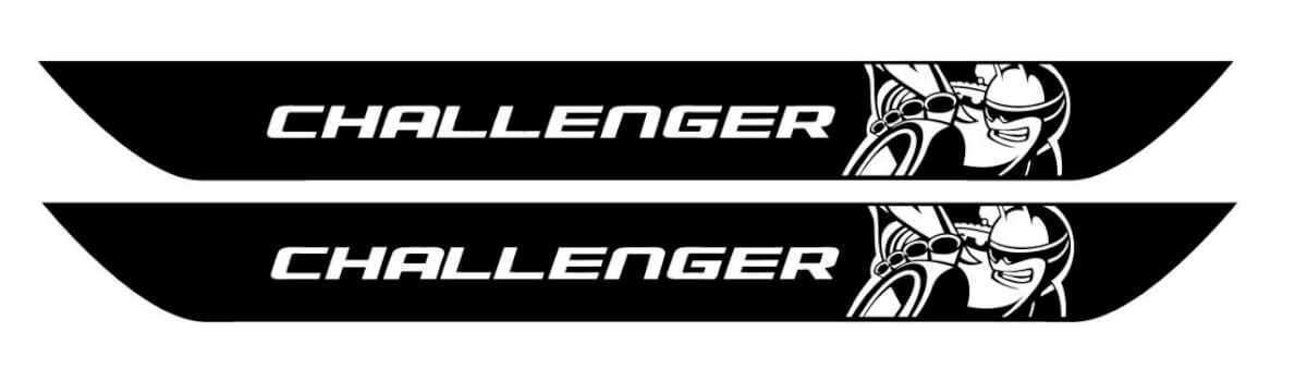 Scat Pack Stijl Deurdrempel Vinyl Decal Stickers voor Dodge Challenger