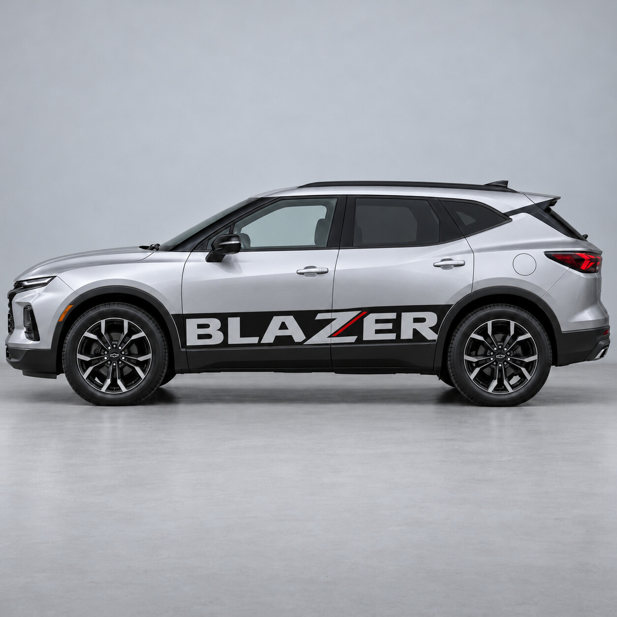 Z-Rise RS Zijkant Vinyl Decal Sticker voor Chevrolet Blazer RS Facelift 2023–2026