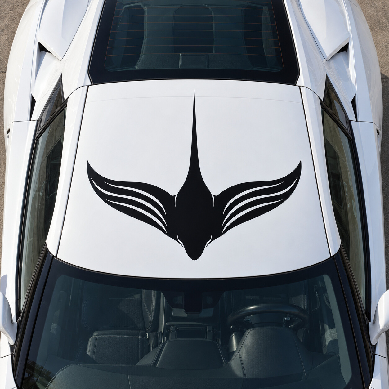 Ray Wake C7 Stingray Dak Vinyl Decal Sticker voor Chevrolet Corvette 2014