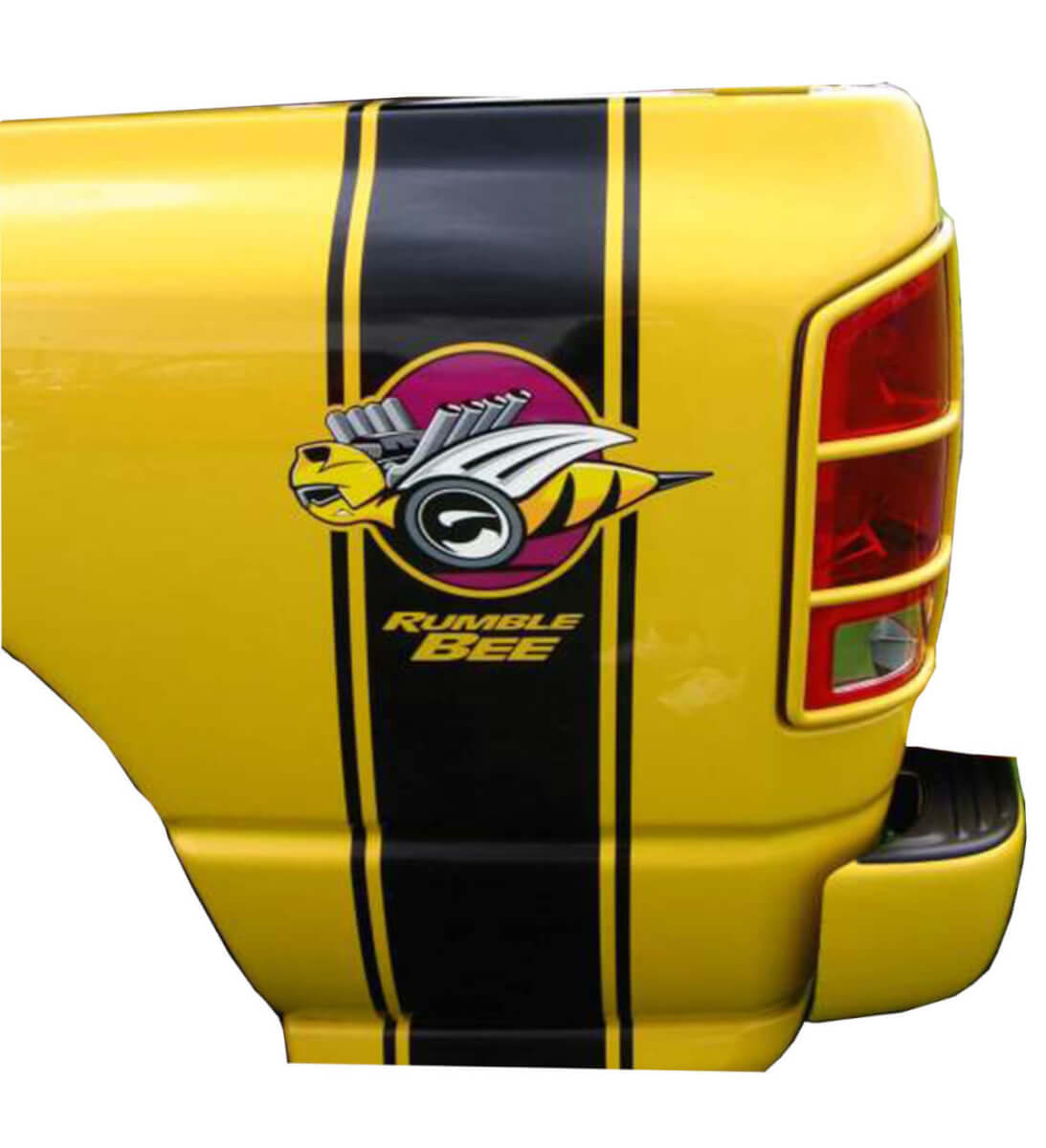 ALLEEN DRIVER SIDE Rumble Bee Truck Stickers Decals Dodge RAM + Gratis Bonus Bijen

