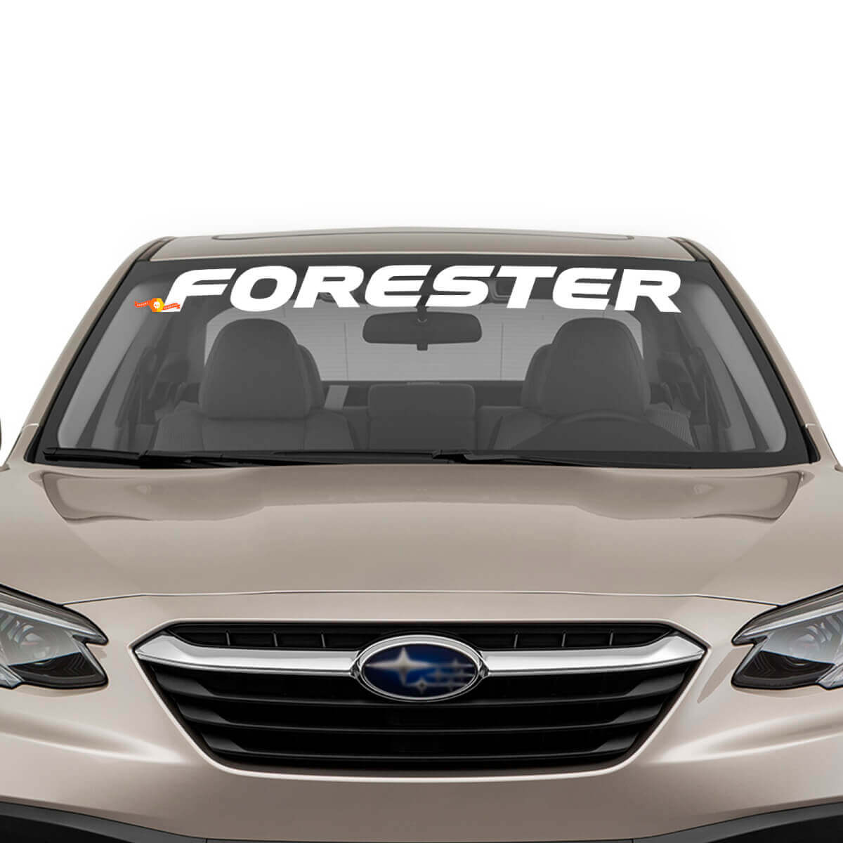 Merklettering Voorruit Decal Sticker Vinyl Grafieken Voor Subaru Forester