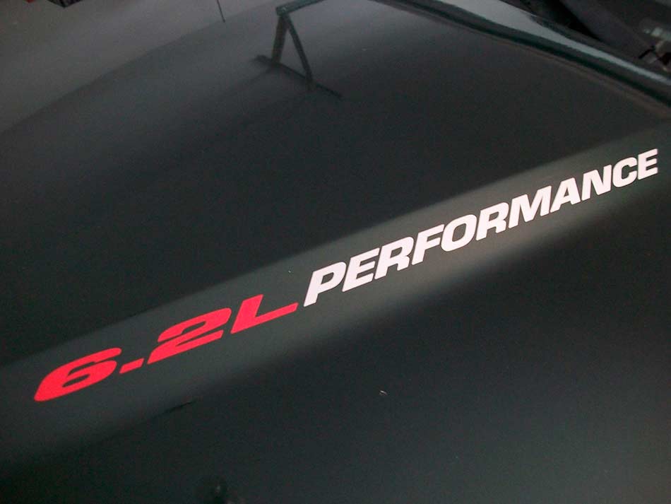 6.2L Prestatie Motorkap Vinylstickers Voor Musclecar F-250 Chevy Silverado HD GMC Z71