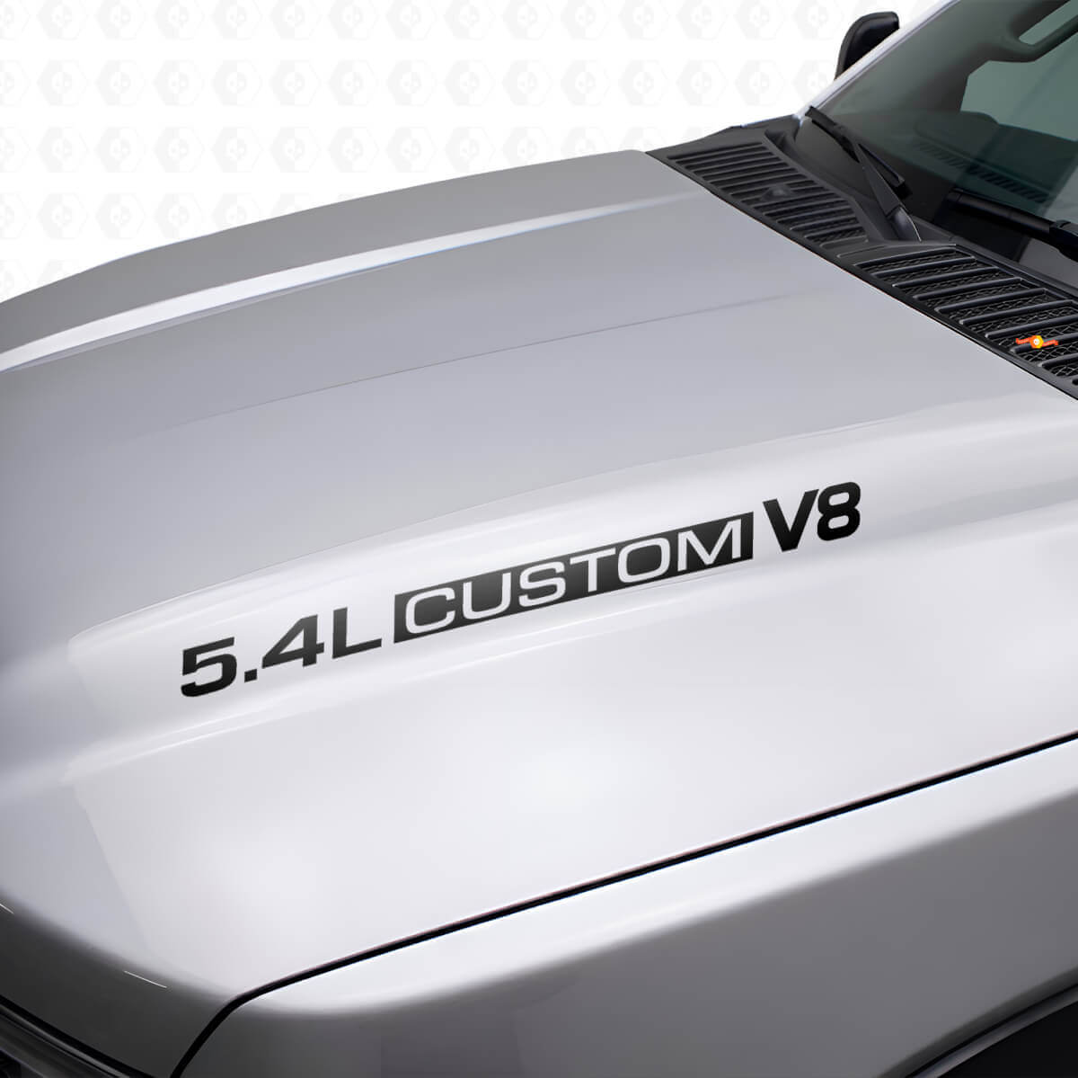 5.4L Custom V8 Motorkap Vinylstickers voor Musclecar F250/350 Expedition