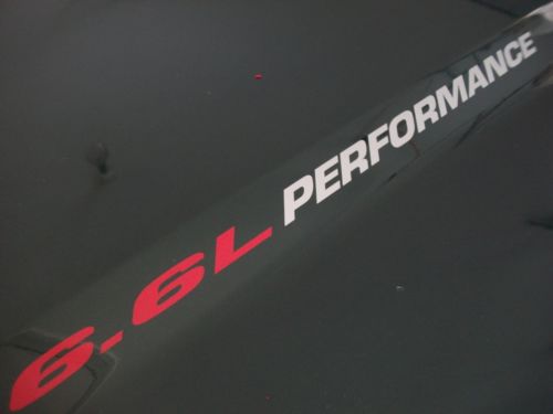 6.6L Prestatie Motorkap Vinylstickers voor Chevy Silverado 2500 3500 HD Duramax