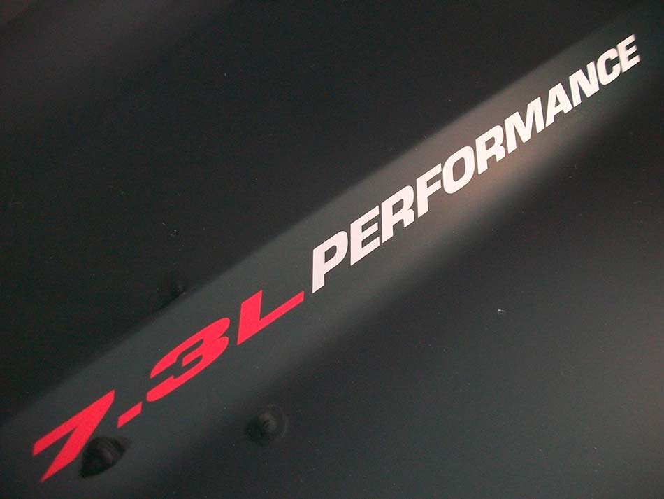 7.3L Prestatie Motorkap Vinyl Stickers voor Musclecar F-250/350 Powerstroke Diesel 1998-2003