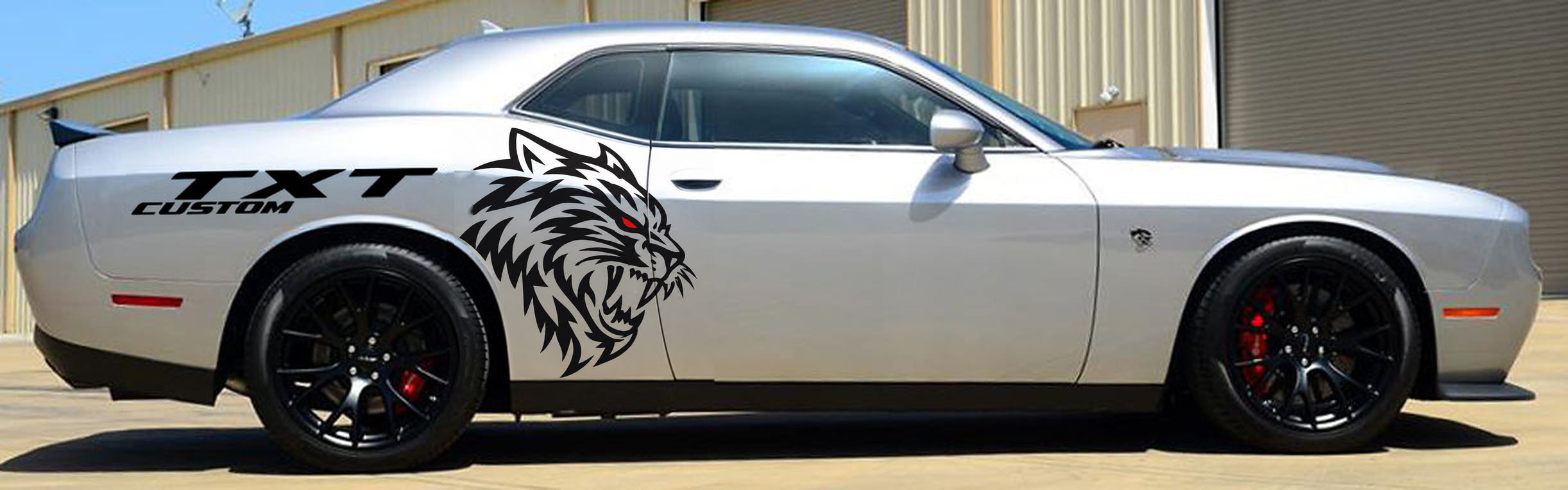 Grootste Volledige Tribal Sticker Decal Graphics Vinyl voor Dodge CHALLENGER 2382