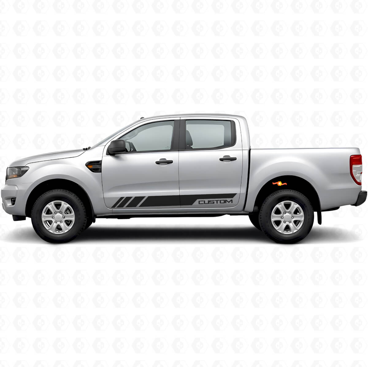 Racing Custom Zijstrepen Vinyl Stickers Kit voor Musclecar Ranger T6