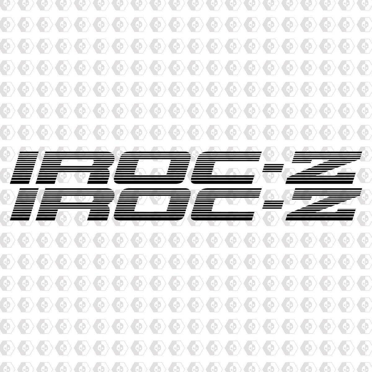 IROC-Z Deurzij vinylstickerset voor Chevrolet Camaro