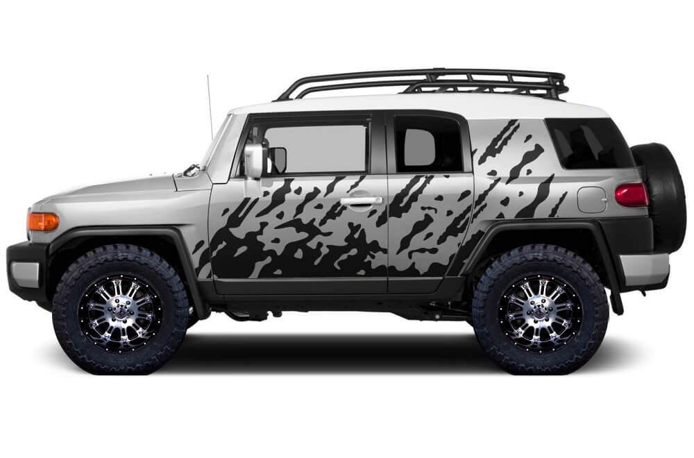 Modderspatzijvinylstickerset voor Toyota FJ Cruiser 2007-2014