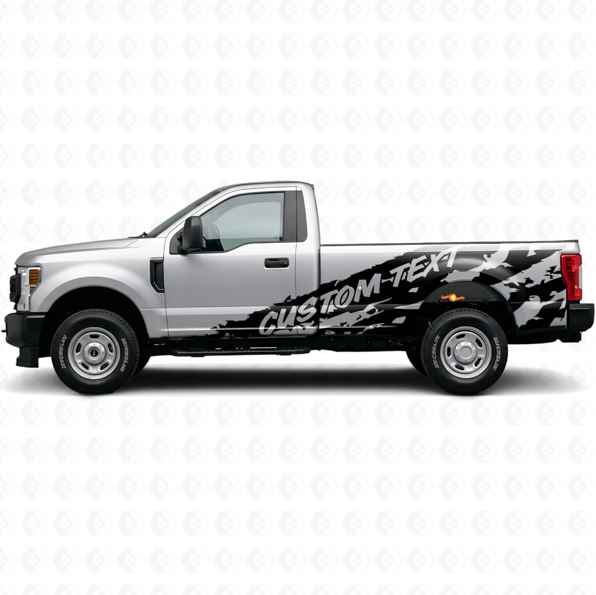 Modderspatters Zijde Custom Vinyl Decal voor Musclecar F-250 1999-2006