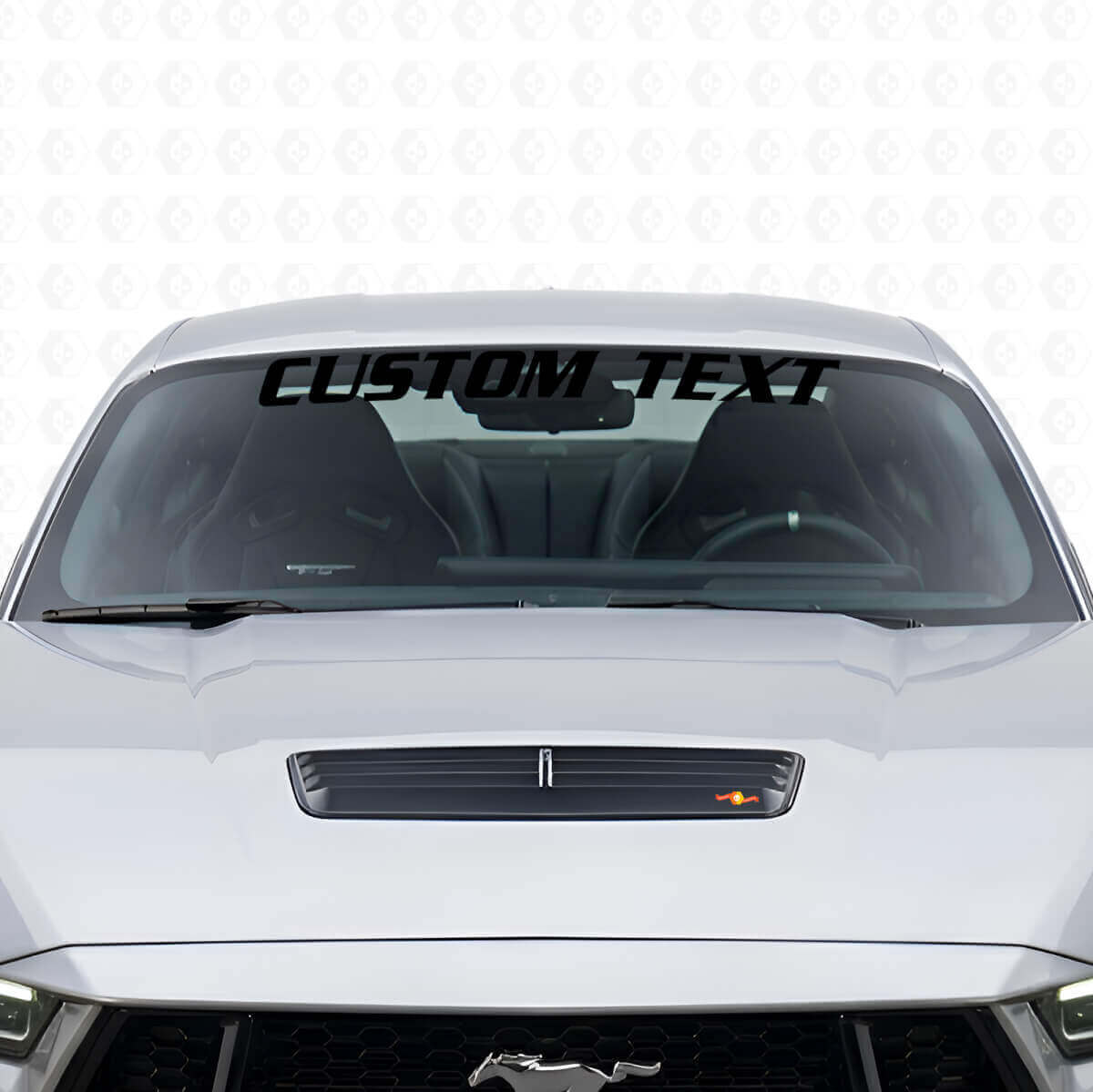 Custom Voorruitbanner Vinylstickers voor Musclecar Musclecarmodel Shelby GT Cobra 4.6