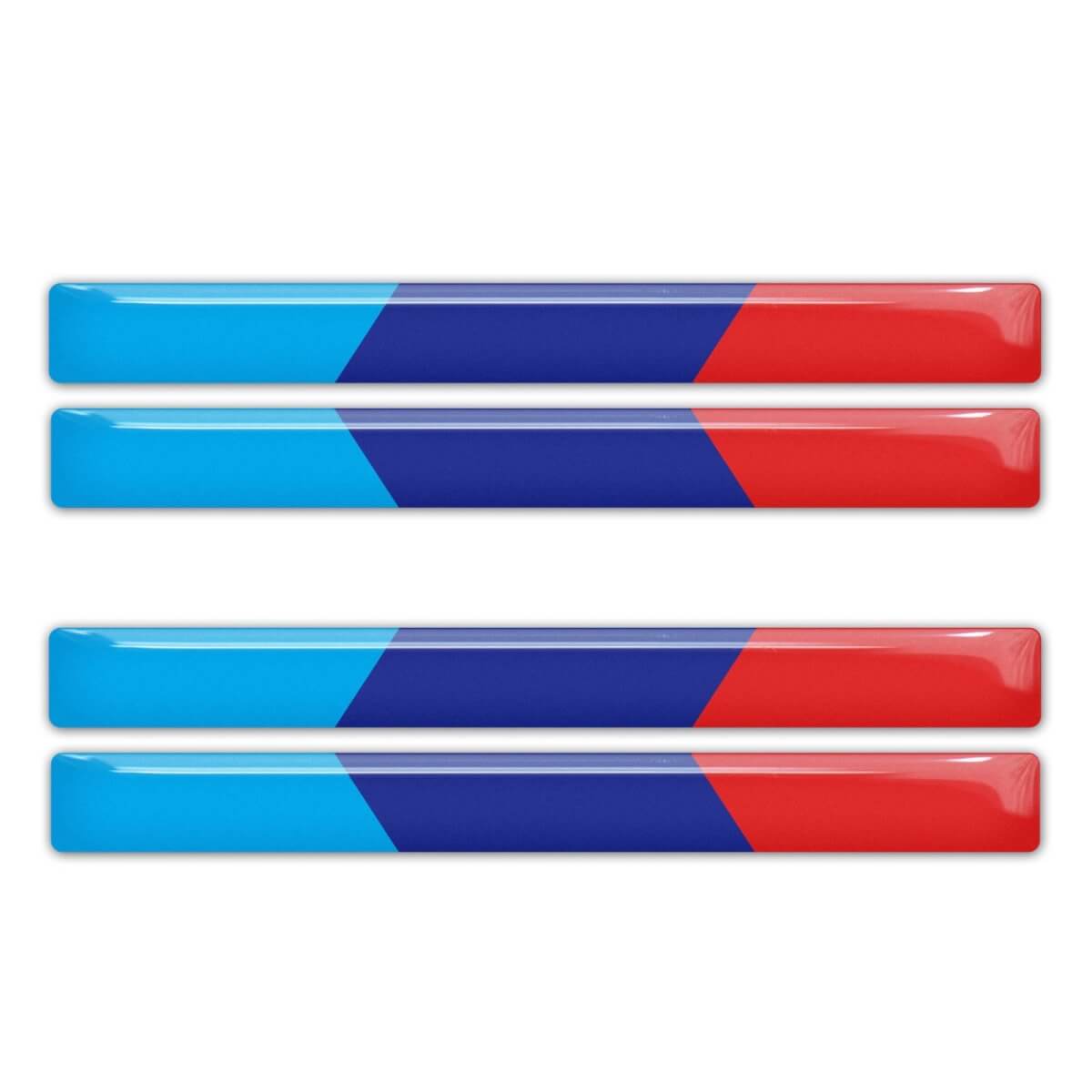 BMW M-Style Performance Kleur 3D Bolvormige Vinyl Sticker Set
