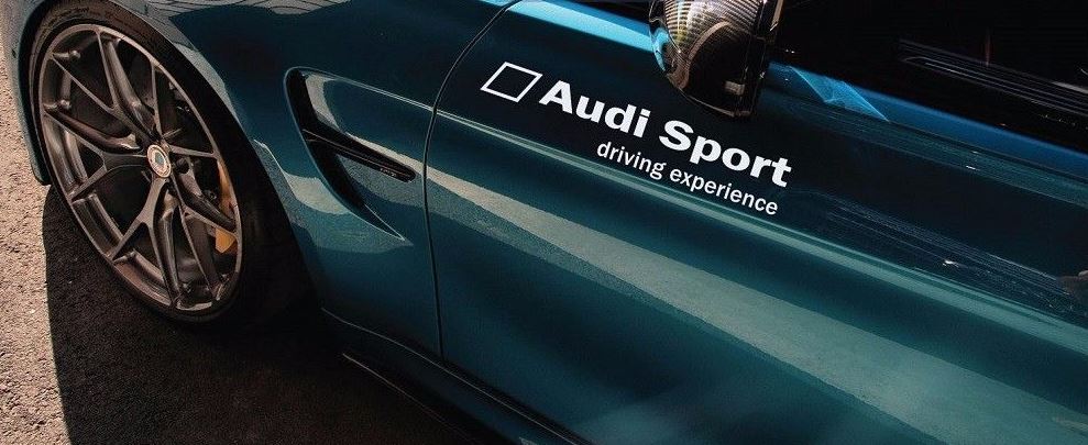 Audi Sport Driving Experience zijdeur vinyl sticker voor Audi S4