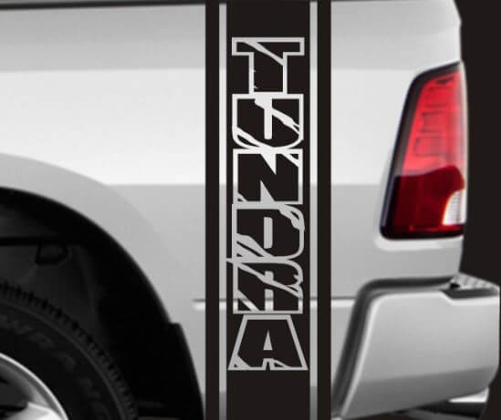 2 Truck Nachtkastje Toyota Tundra Vinyl Strepen Stickers Decals Ongeveer 11 X 46 Elk
