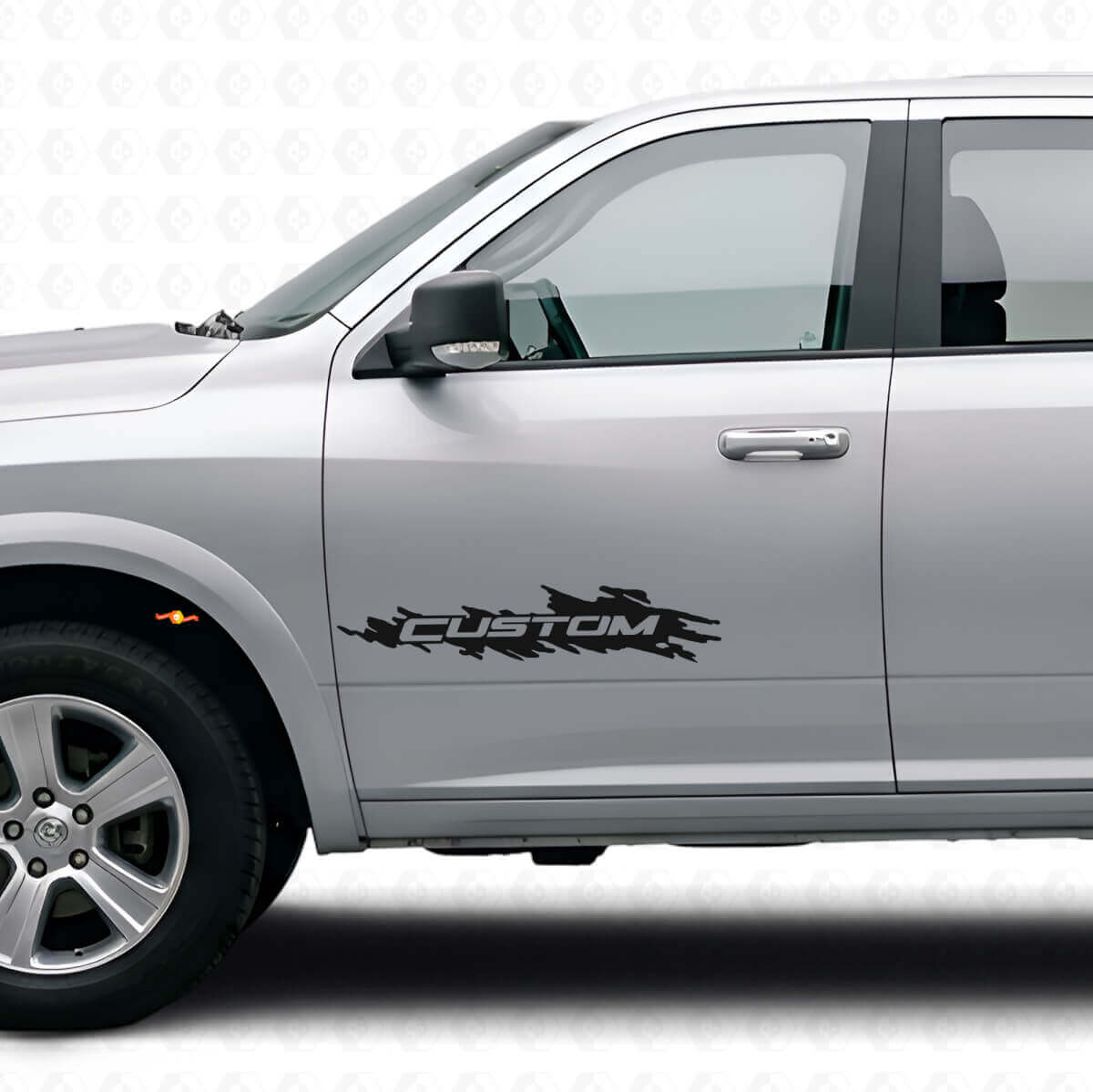 Custom Splash Style Deur Vinyl Decal voor Dodge Ram Rebel 1500-3500 2009-2016