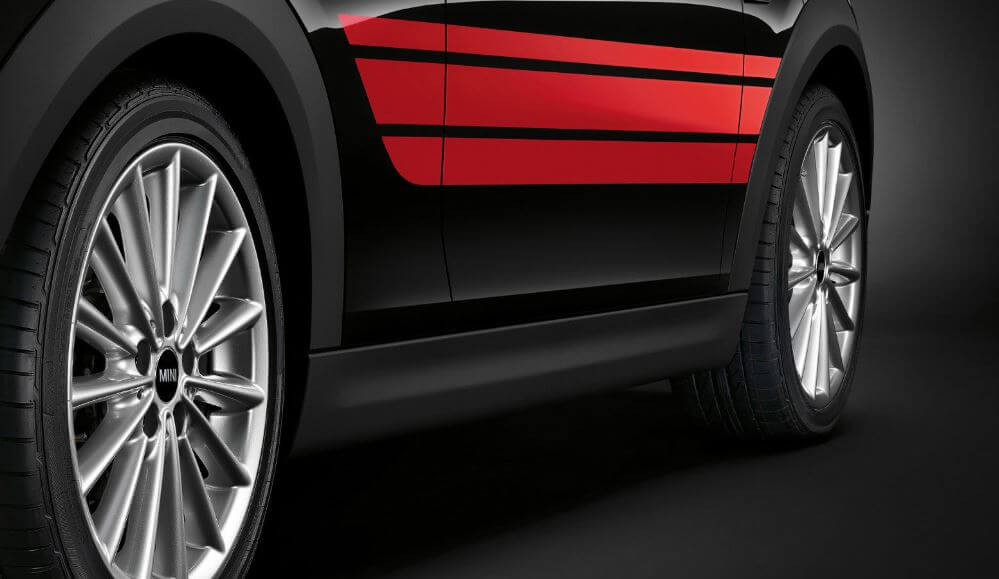 Mini Cooper zijstrepen John Cooper Works PRO strepen graphics