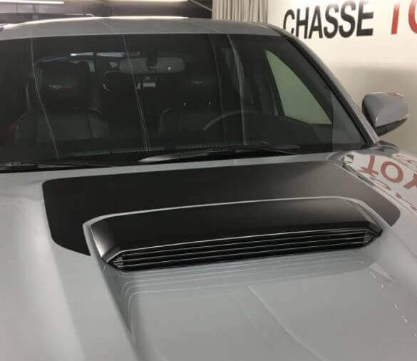 Blackout Motorkap en Scoop Vinyl Sticker voor Toyota Tacoma 2016-2023