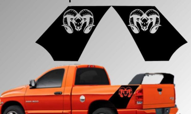 Dodge Ram Truck Bed Daytona Style Vinyl Decal Sticker 1500 2500 3500 Alle jaren