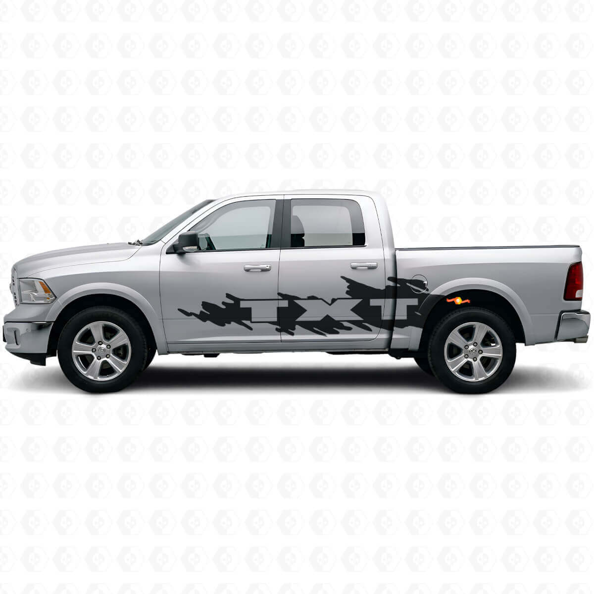 Spatbord Spatstijl Letters Zij Vinyl Decal Kit voor Dodge Ram