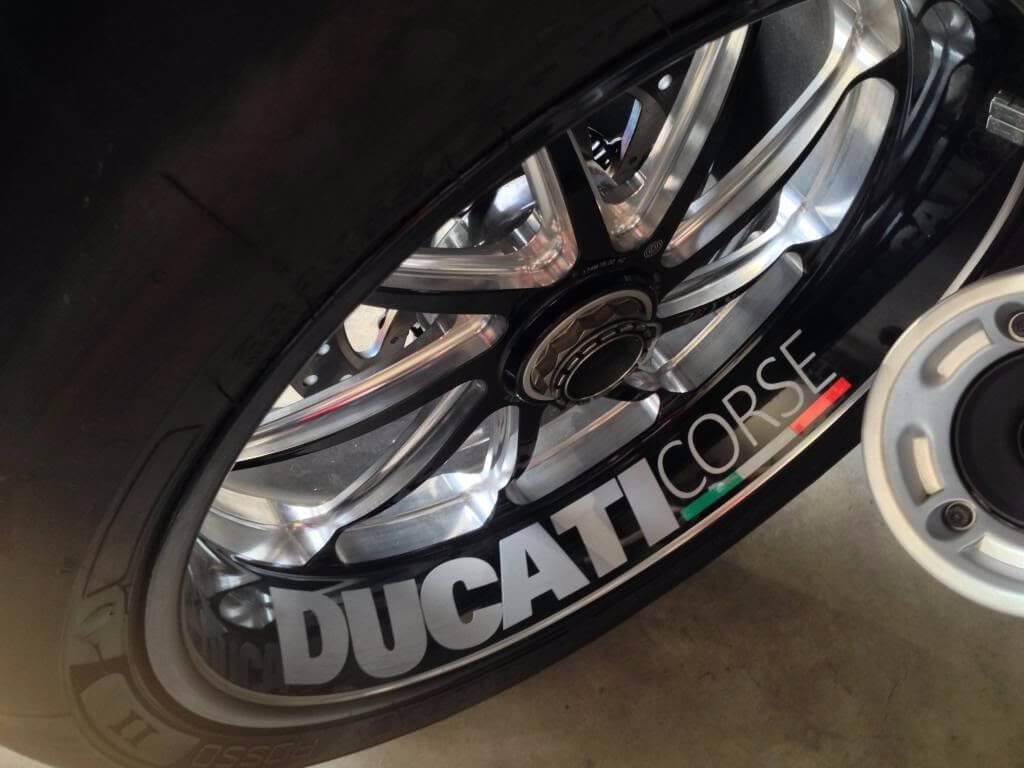 Ducati Corse Velgrandecals voor Ducati 17 Inch