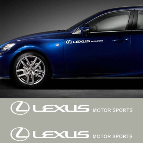 Lexus Motor Sports Zijdeur Vinyl Sticker voor Lexus Auto's
