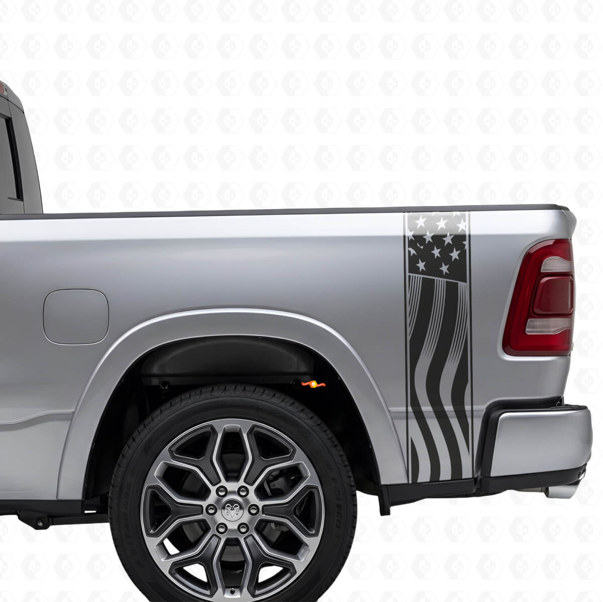 USA Vlag Zijstrips Vinyl Decal Set voor Musclecar truck