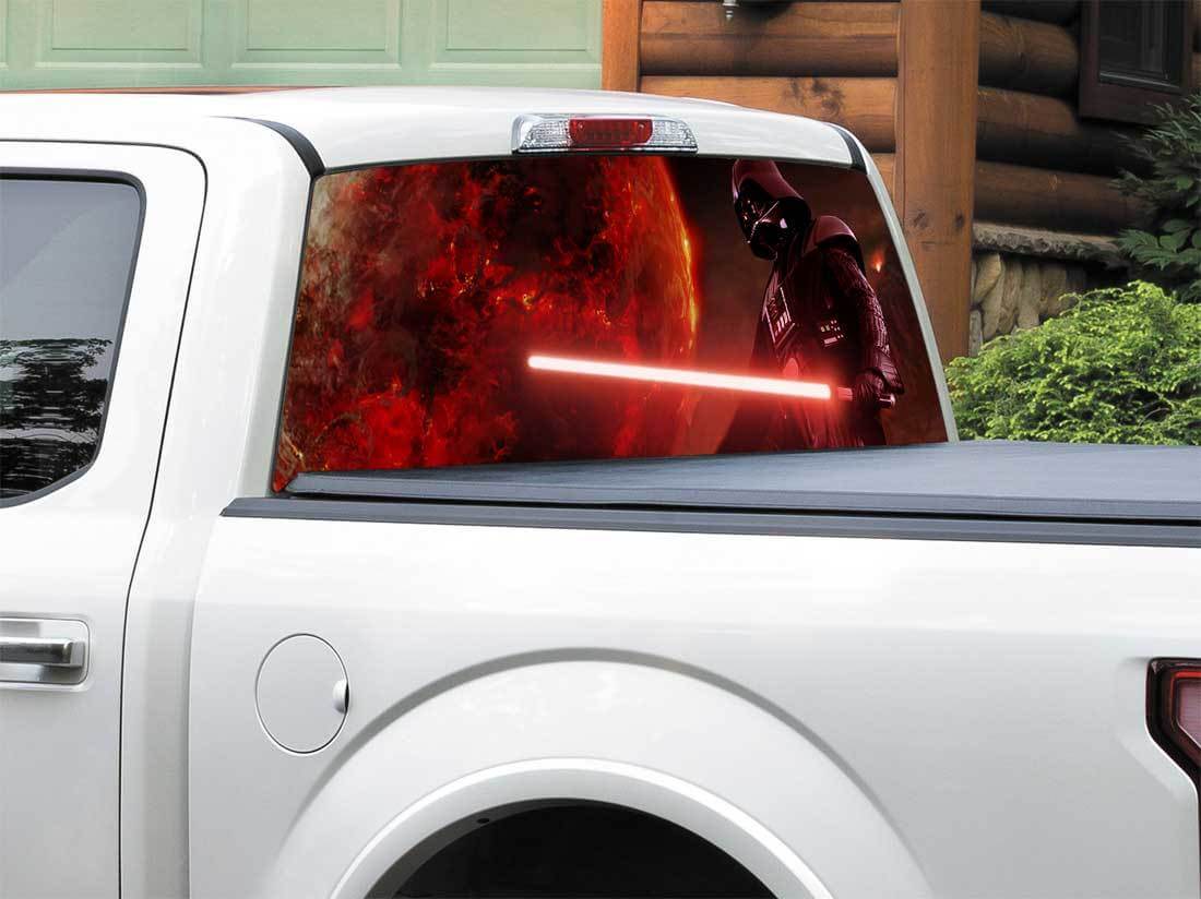 Darth Vader Achterruit Vinyl Sticker voor Pick-up Truck SUV