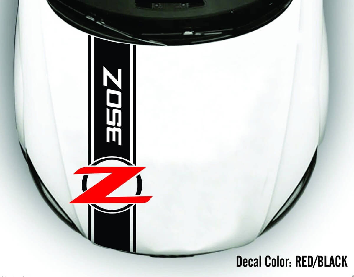 350Z Z Logo Motorkapstreep Vinyl Decal voor Nissan 350Z