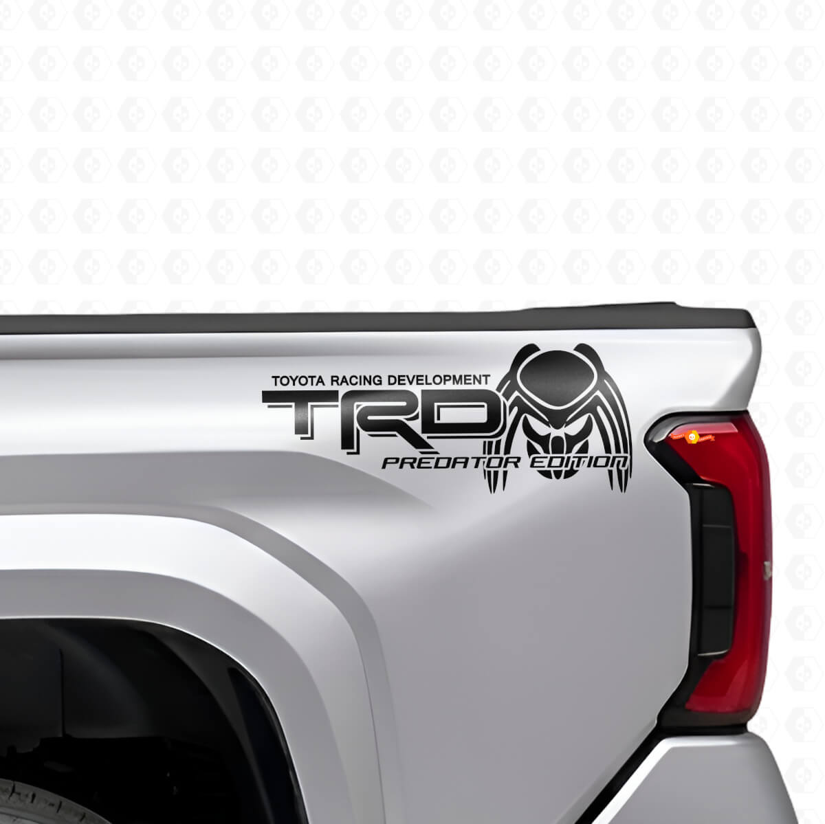 TRD Predator Edition Vinyle Stickerset voor Toyota Truck Cabinezijde