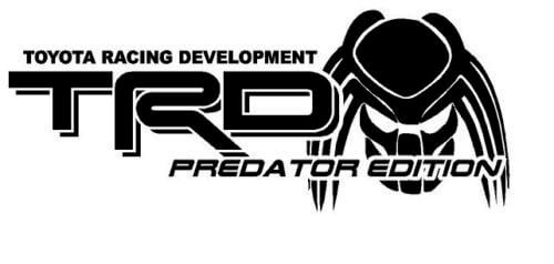 TRD Predator Edition Zijkant Vinyl Stickerset voor Toyota Truck
