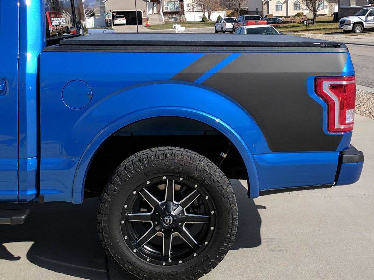 Ford F150 bedzijde vinyl grafische stickers stickers passen op modellen 2015-2018