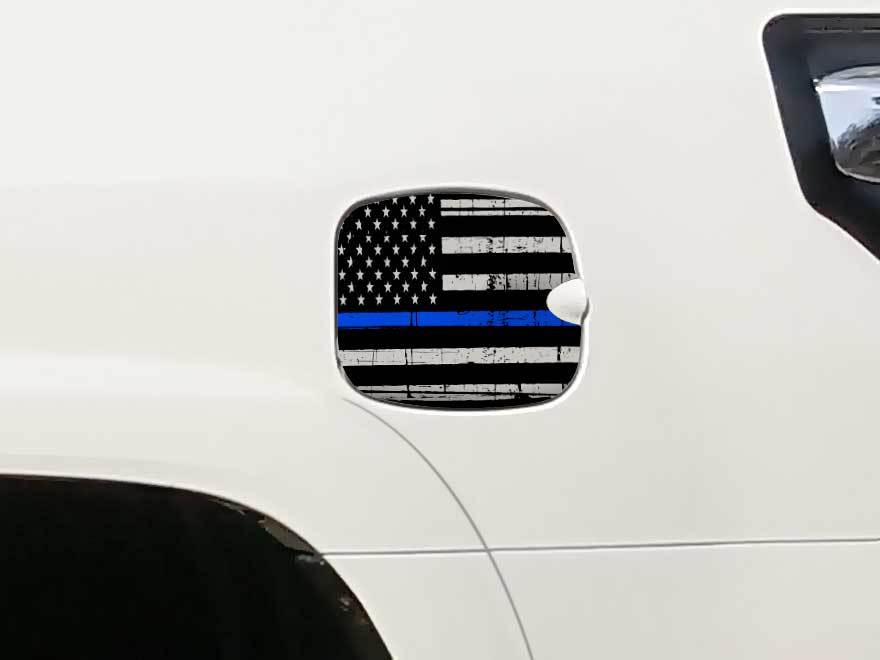 Toyota 4Runner TRD 4X4 bed Gasdop Brandstof Amerikaanse vlag blauwe lijn Grafische stickers stickers past op modellen 2010-2017