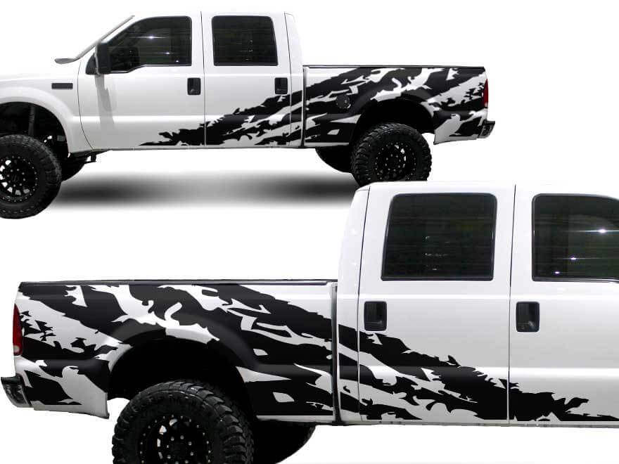 Ford Truck F-250 Side splash Grafische stickers stickers passen op modellen 1999-2006