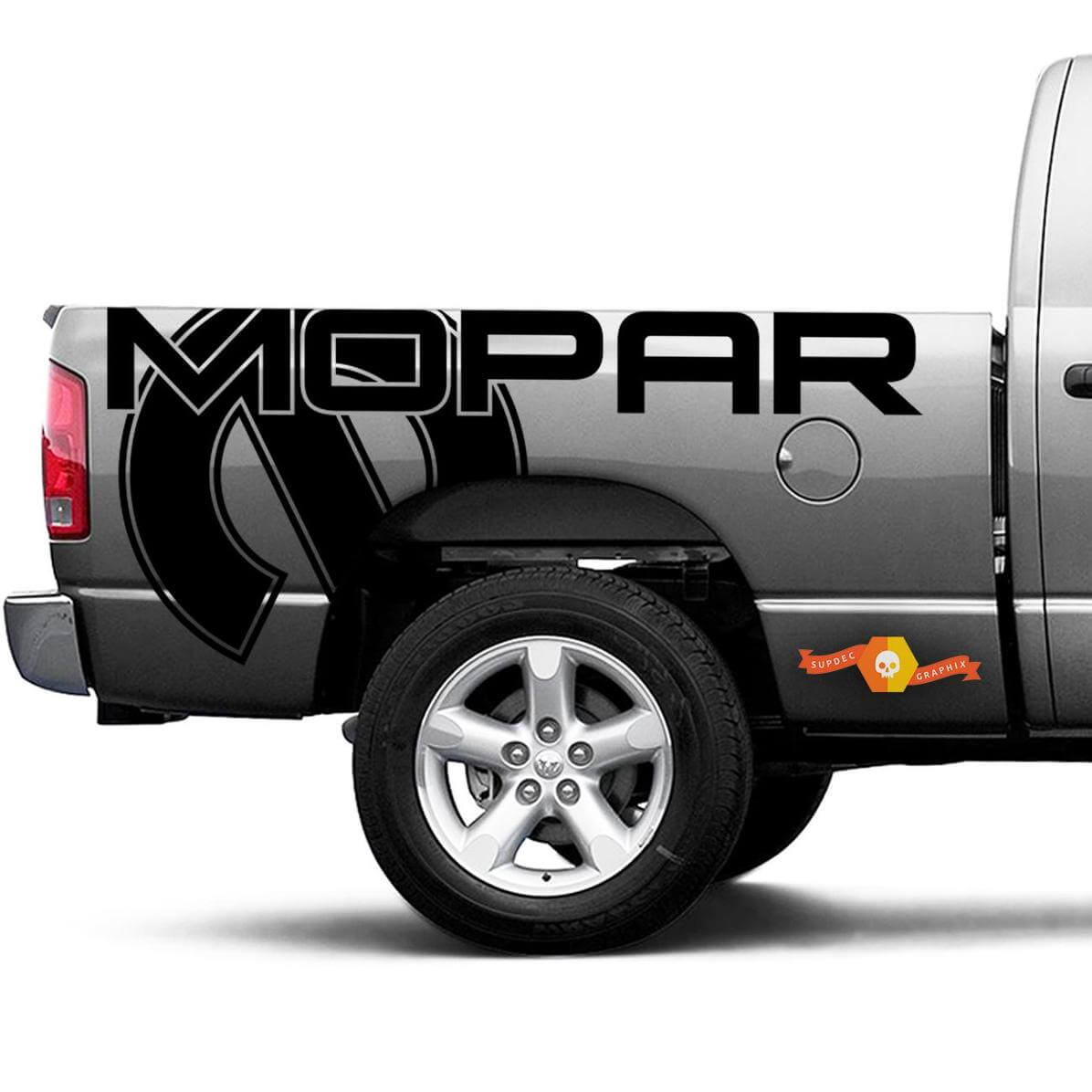 Dodge Ram Truck 1500/2500 MOPAR side Graphic vinyl stickers stickers past op modellen 2002-2020