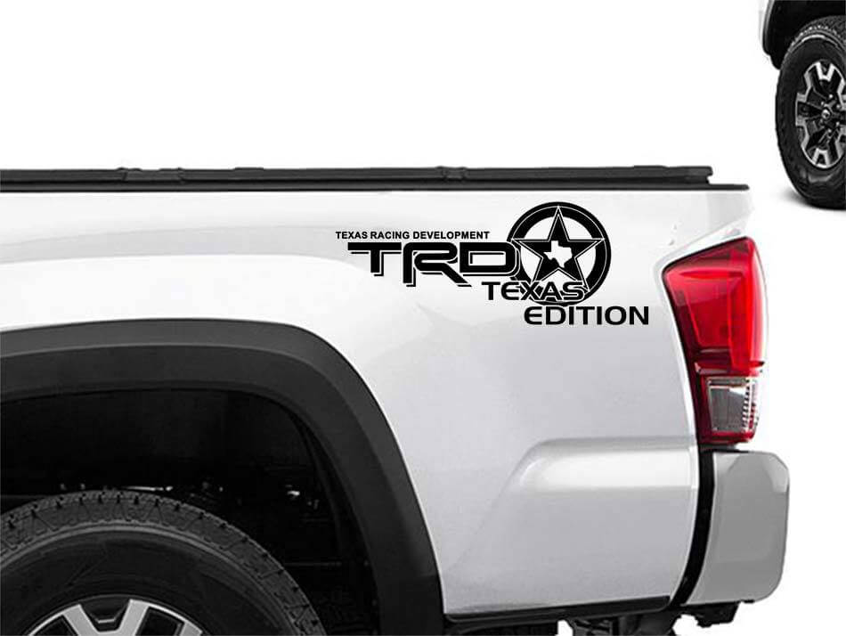 Toyota Racing Development TRD US TEXAS editie 4X4 bedzijde Grafische stickers stickers 2