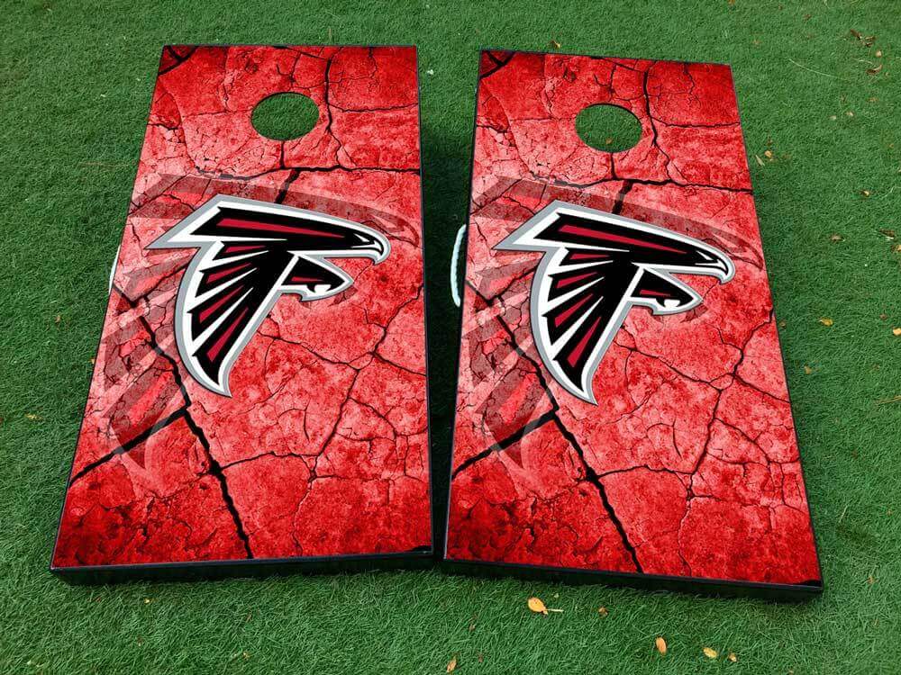 Atlanta Falcons voetbal Cornhole Board Game Sticker Decal VINYL WRAPS met GELAMINEERD 2