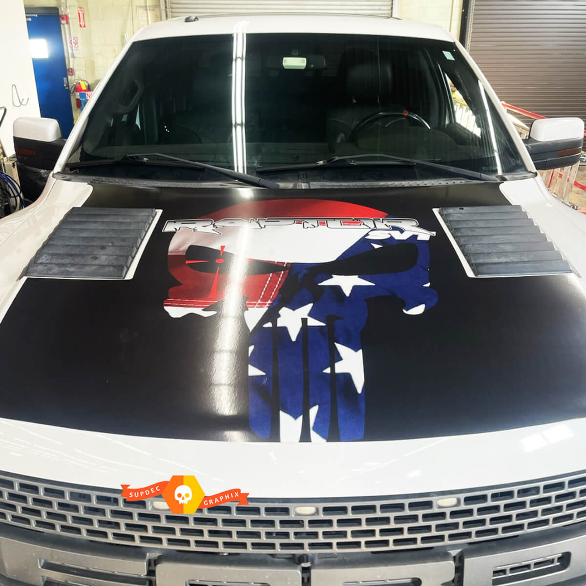 FORD Raptor F-150 Hood Grafiek Chris Kyle Edition 2 Vinyl Decal