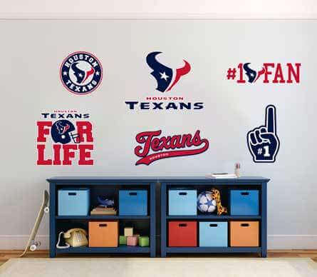 De Houston Texans NFL Fan Vinyl Decals Stickers Voor Auto & Muur