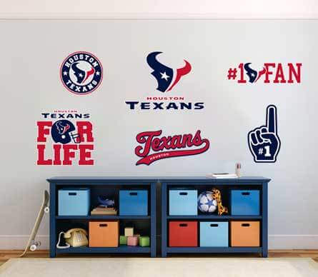 De Houston Texans professionele American football team National Football League (NFL) fan wall voertuig notebook etc stickers stickers