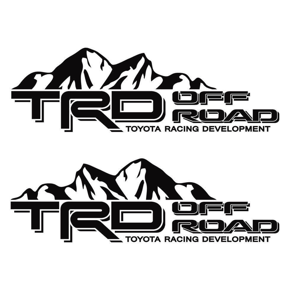 Toyota TRD Truck Off Road Racing Decals Tacoma / Tundra gestanste vinylsticker