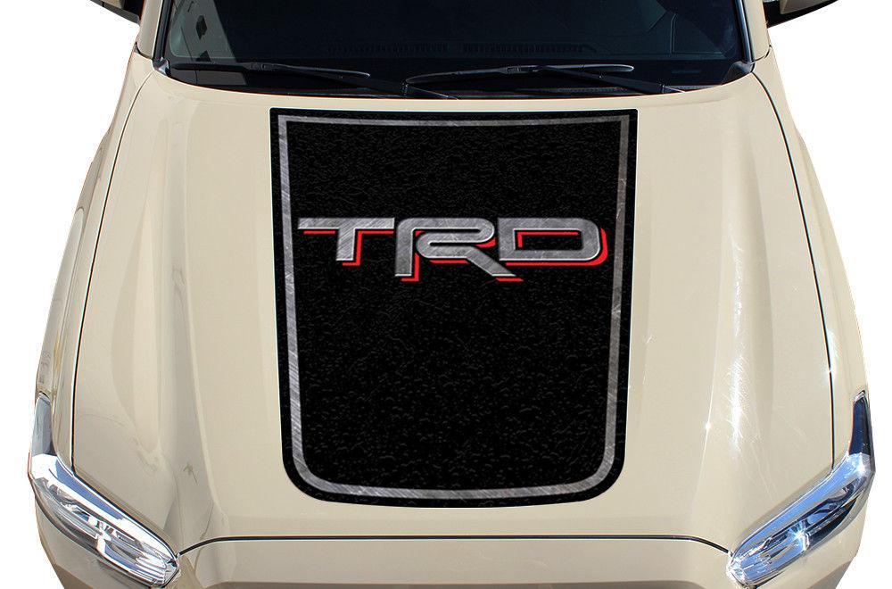 TRD Logo Wrap Motorkap Vinyl Decal Sticker voor Toyota Tacoma 2016-2017