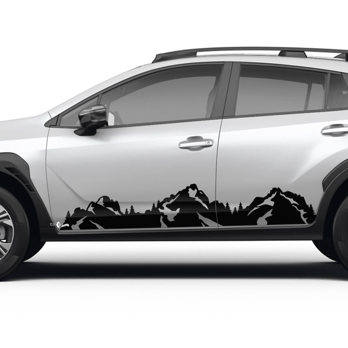 Rally Racing Side Rocker Panel Mountains Graphics Universal Stickers Stickers Stickers Fit Suba Crosstrek
