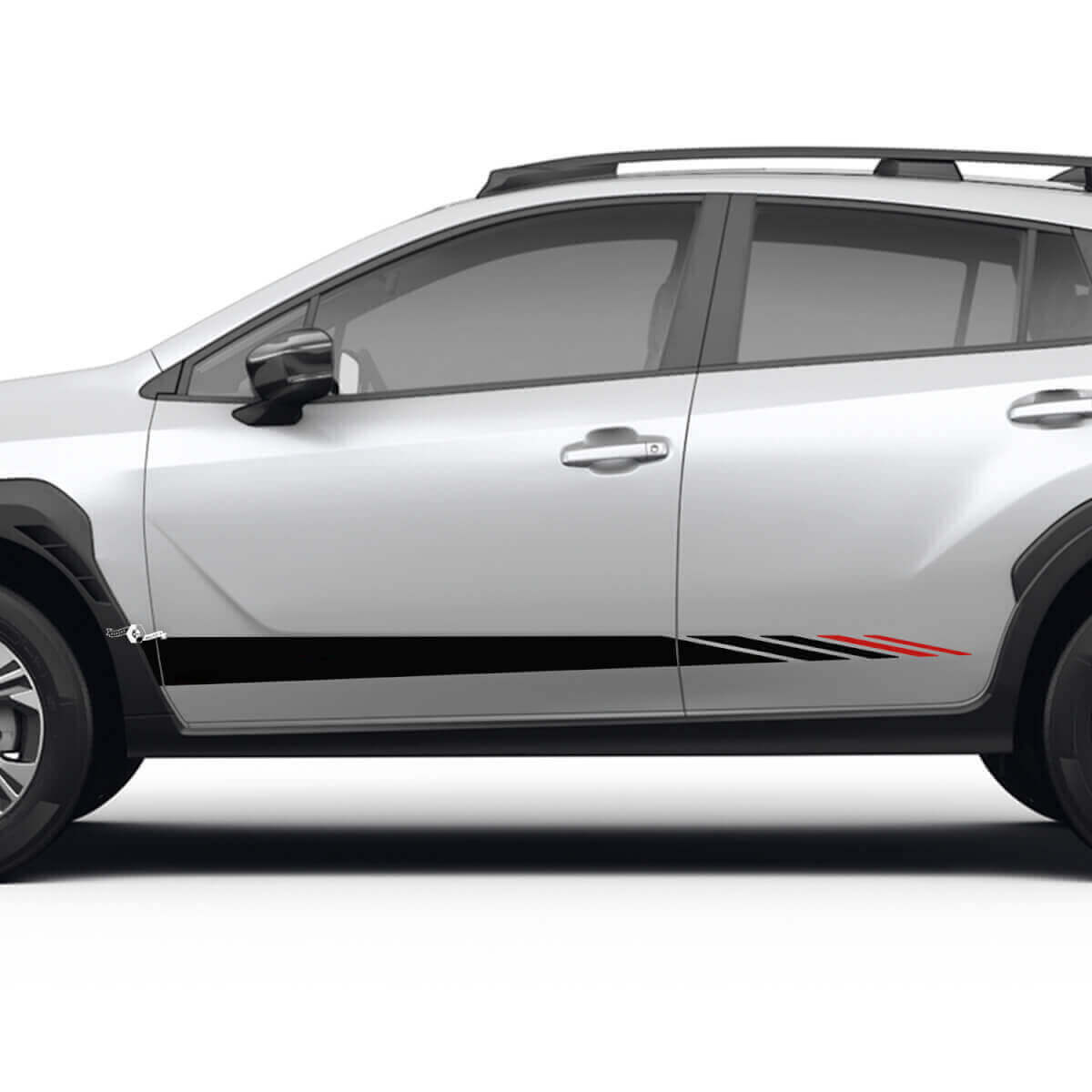 Strobe Deur Zijstrepen Vinyl Decal Kit voor Subaru Crosstrek