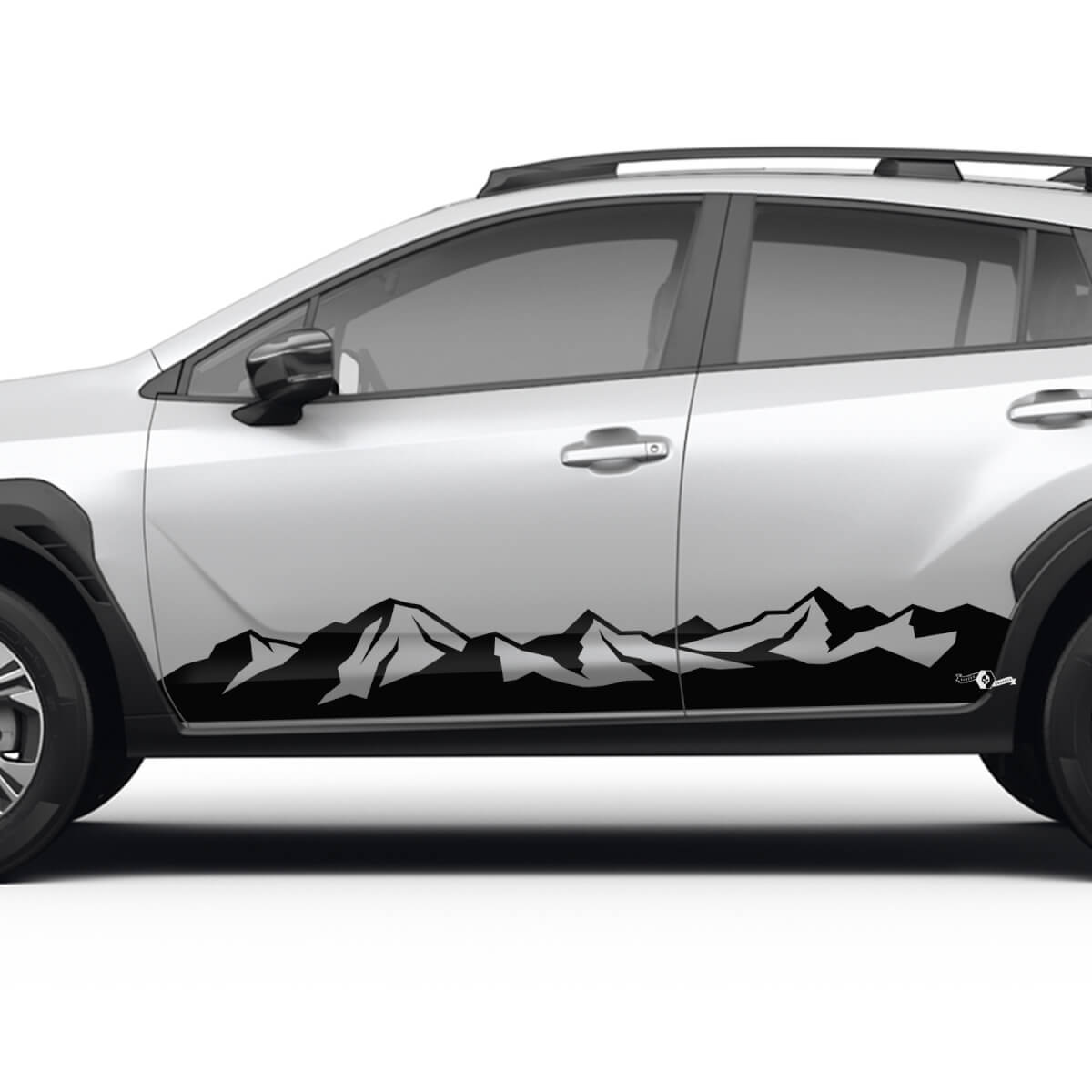 Zij deuren rocker paneel vinylstickers stickers stickers bergen sticker kit voor Suba Crosstrek
